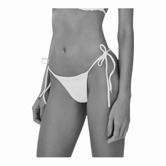 Vix Tie Side Bikini Bottom in Nude Tan NWT - Picture 3 of 6